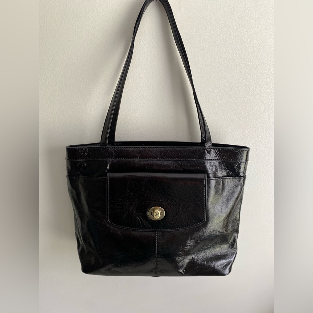 HOBO Black Leather Shoulder Bag